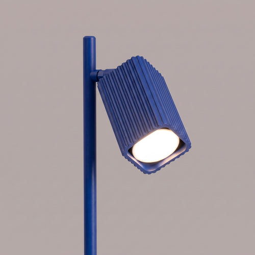 Sollux Lighting Tafellamp RAYO ultramarijn - 14,5x14,5x43cm