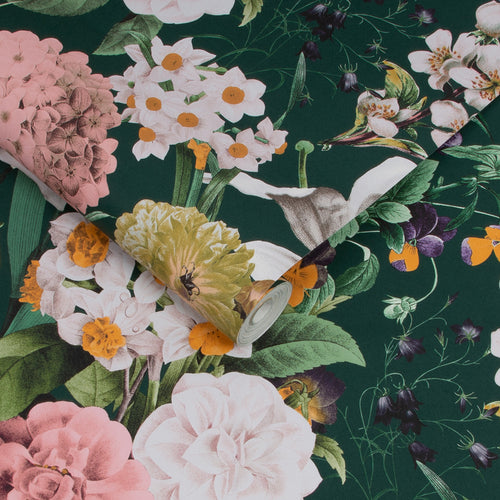 Graham & Brown Vliesbehang - Glasshouse Flora Emerald - 10mx52cm - vtwonen shop