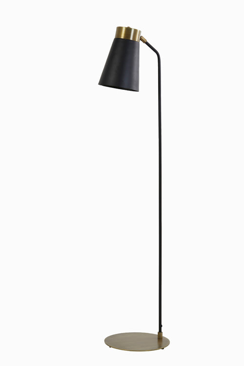Light & Living vloerlamp BRAJA - zwart - 30x29x143cm - vtwonen shop