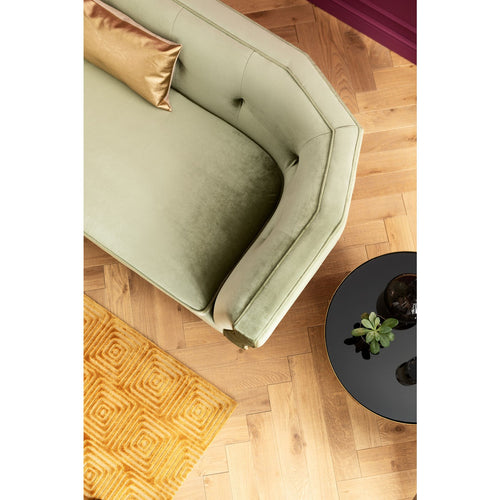 Kare Design Sofa Rimini 2-Zits fluweel groen