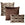KUSSENSET | 3-delig | Celeste Signature | bruin | Hoii | inclusief veren binnenkussens