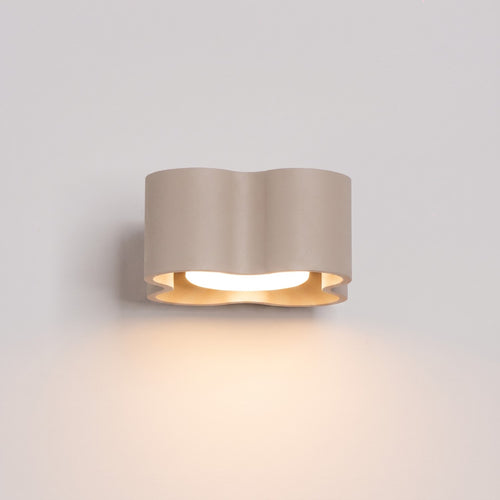 Sollux Lighting Wandlamp OVIO taupe Gx53 - 12x14,5x6cm