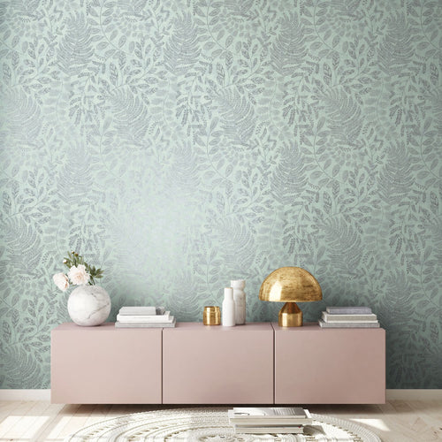 A.S. Création behang bloemen blauw en zilver - 53 cm x 10.05 m - AS-388301 - vtwonen shop