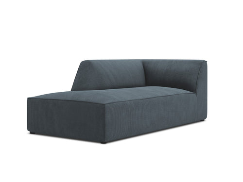 Micadoni - Linker meridiaan "Ruby" ribfluwelen, blauw - 180x93x69cm
