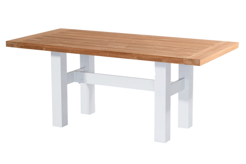 Hartman Tuintafel Sophie Yasmani - Naturel/Wit Teakhout - 180x95x76cm