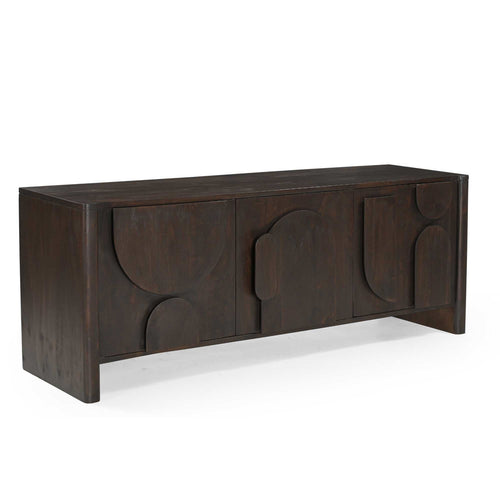 Starfurn Tv-meubel Zana - Donkerbruin Hout - 150x40x55cm