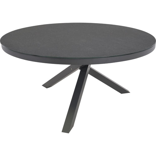 Lesli Living tuintafel Mojito - antraciet - Ø150x74cm