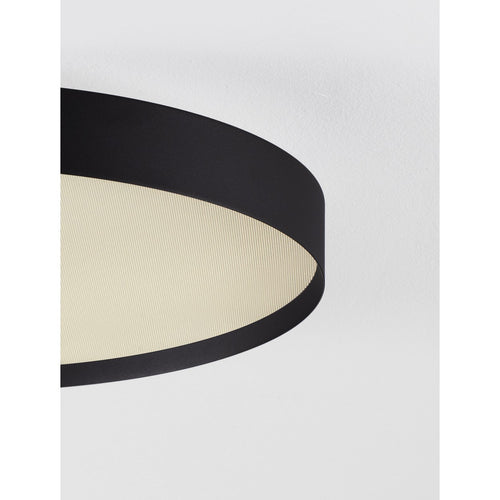 Nova Luce ROI Inbouw plafondlamp Sandy Black Triac dimbare LED 48W 3724lm 2700-3000K CCT