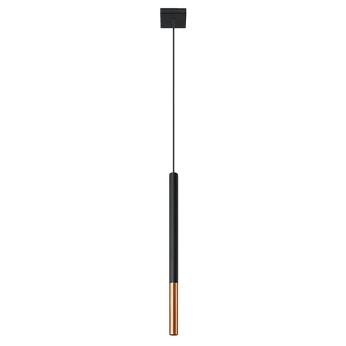 Sollux Lighting Hanglamp MOZAICA 1 zwart/koper - 8x8x100cm
