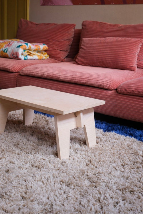 Interieur05 vloerkleed Pilo - hoogpolig - beige/blauw - 160 x 230 cm - vtwonen shop