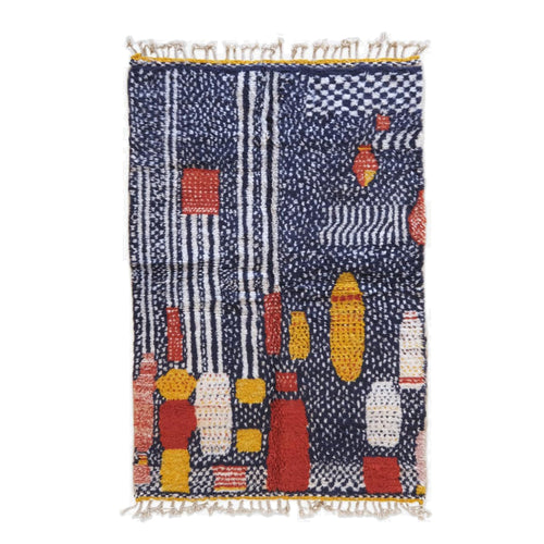 AFK Living vloerkleed Berber - handgemaakt - Wol - 200 cm x 300 cm