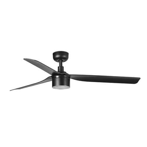 Faro Punt Punt 132cm TEK LED plafondventilator matzwart 2700K