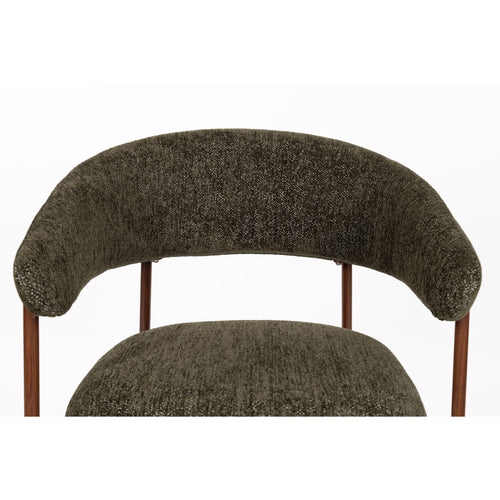 Housecraft Living Richard Eetkamerstoelen Armleuning Gemêleerd Groen - Set van 2