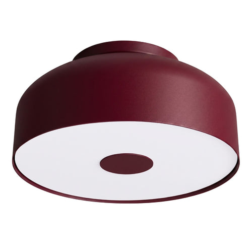 Sollux Lighting Plafondlamp OMIQ bordeaux - 30x30x15cm