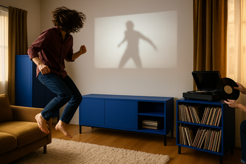 Multifunctioneel opbergmeubel blauw - vtwonen shop