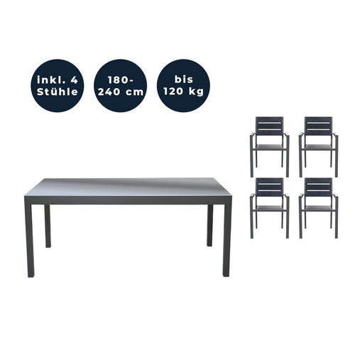 Home Deluxe Zitgroep SOL MADERA Hoeveelheid: 5 stuks.