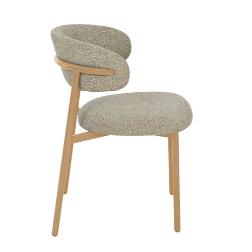 Livingfurn eetkamerstoel Micah - beige - set van 2 - 58x54.4x78 - vtwonen shop