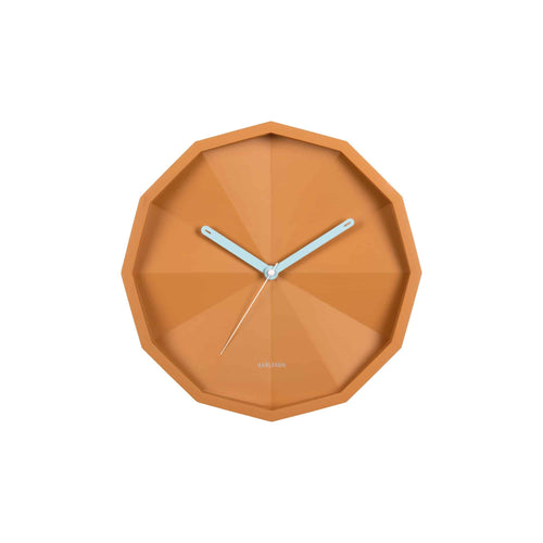 Karlsson wandklok Firenze - oranje - Ø30.6cm