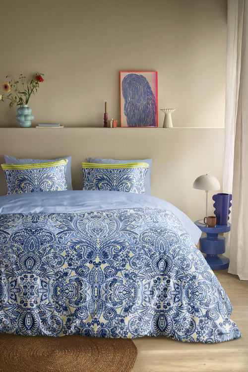 Oilily Dekbedovertrek Linzi - 140 x 200/220 cm - Blauw