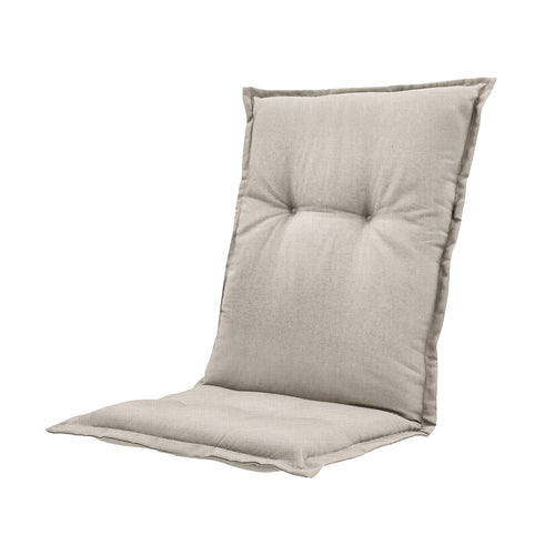 Madison tuinstoelkussen lage rug Panama - beige - 105x50x6cm - set van 4