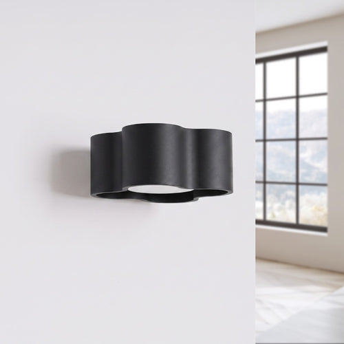 Sollux Lighting Wandlamp OVIO zwart Gx53 - 12x14,5x6cm
