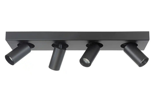 Highlight spot Eliano - 4 lichts - 48  x 12.5   cm - zwart - vtwonen shop
