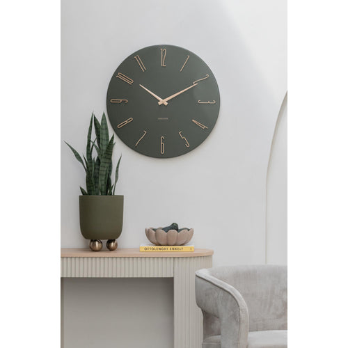 Karlsson wandklok Esmerado Large - groen - Ø60cm