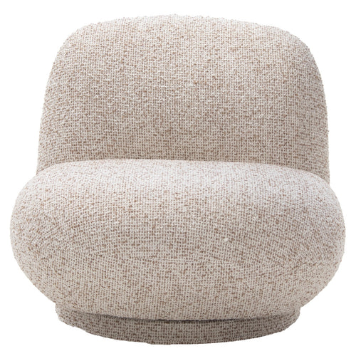 DÉJA Living Fauteuil Léa - Stof/Metaal - Beige - vtwonen shop