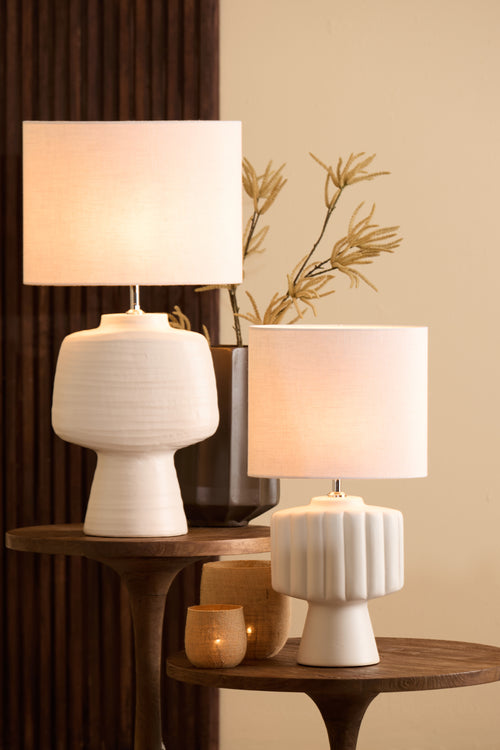 Light & Living lampenkap LIVIGNO - 38x17.5x19cm - wit - vtwonen shop