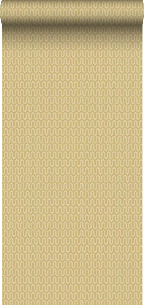 Borastapeter behang geometrische vormen geel - 53 cm x 10.05 m - 660759 - vtwonen shop