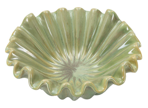 Mauro Ferretti schaal - Ø 33x14,5 cm - groen
