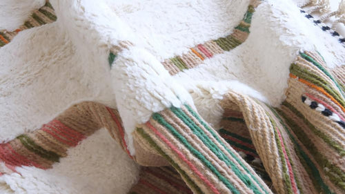 AFK Living vloerkleed Berber - handgemaakt - Wol - 205 x 281 cm