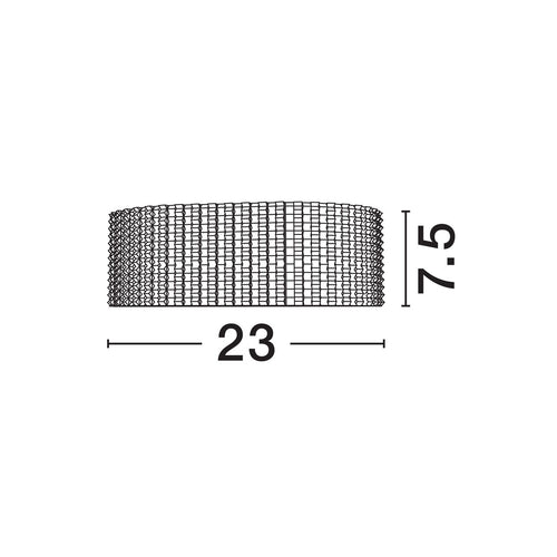 Nova Luce KINARA Geïntegreerde LED-wandlamp Platinum Gold LED 6W 390lm 3000K