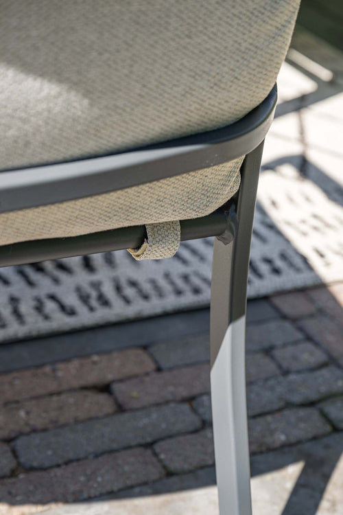 Sergio aluminium lounge-diningset - 8-persoons - rechts - zand - vtwonen shop