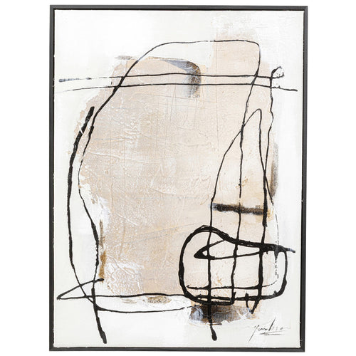 Kare Design Schilderij Frame Dust 55x75cm grijs