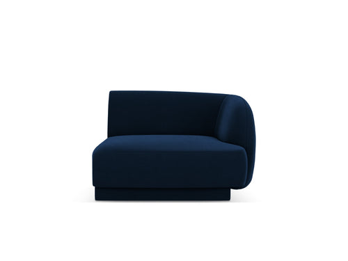 Micadoni rechter module Miley flueel koningsblauw - 90x90x70cm