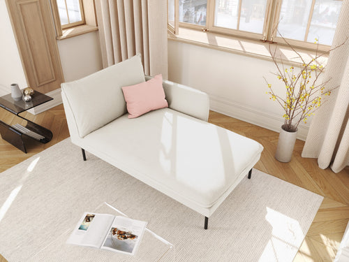 Cosmopolitan Design rechter chaise longue Vienna boucle, beige - 170x110x95cm