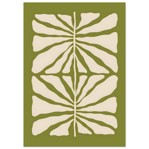 Artfulprints  Matisse - Green vibrant reef   poster A4 21x29.7 cm - vtwonen shop