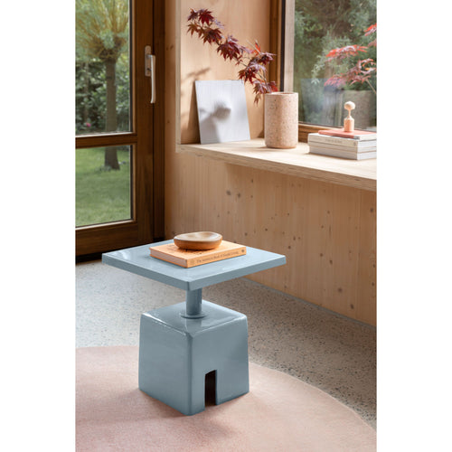 Zuiver Chubby Bijzettafel Vierkant 40x40 cm Blauw - vtwonen shop