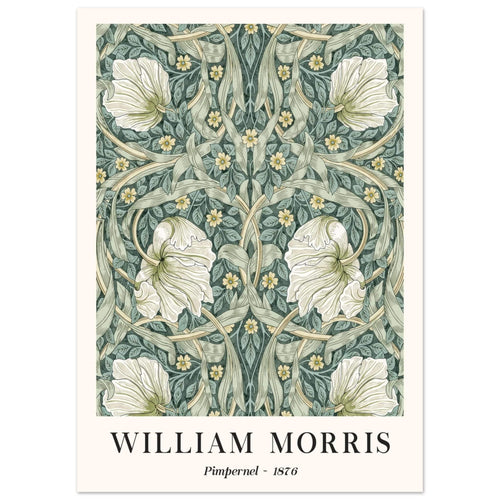Artfulprints  William Morris - Pimpernel 1876   poster 50x70 cm - vtwonen shop