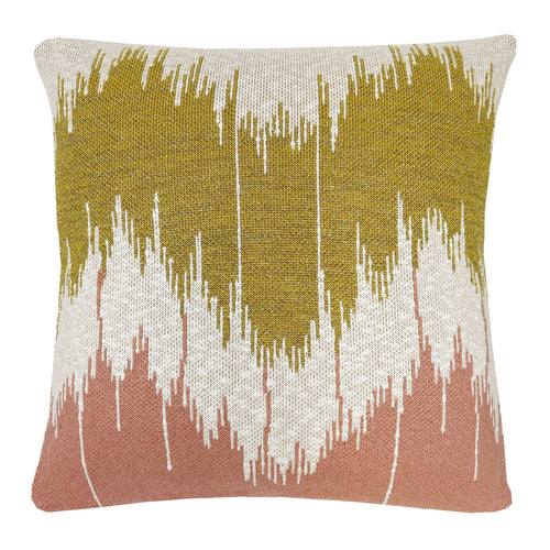 Malagoon kussen Wave - roze - 50x50cm 100% organisch katoen
