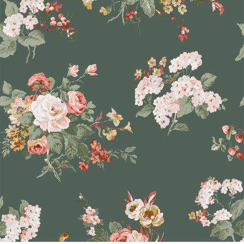 Laura Ashley Vliesbehang - Rosemore Fern