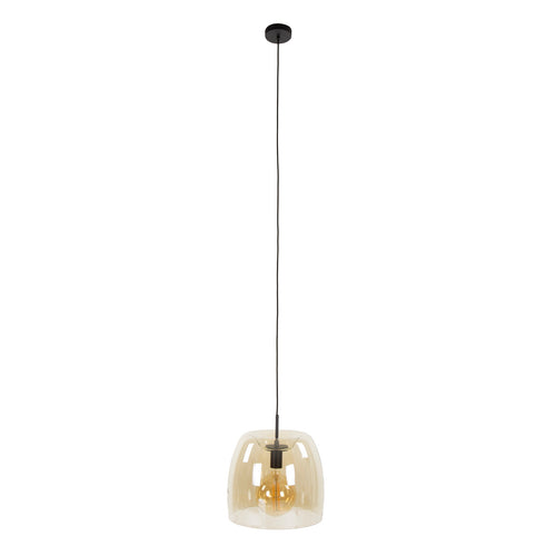 Giga Meubel Hanglamp Drift Glass - Amber Glas - 1-Lichts - 35x35x150cm - vtwonen shop