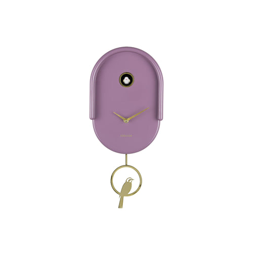 Karlsson wandklok Tweet - paars - 20x8.5x42cm - vtwonen shop