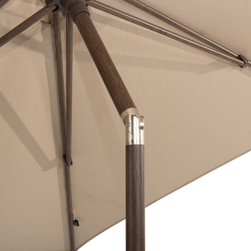 4 Seasons stokparasol Azzurro beach Ø300 cm solefin - Wenge frame