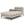 Cosmopolitan Design linker meridiaan Bali structurele stof, donkergrijs - 185x102x75cm
