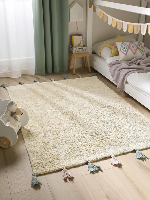 benuta wasbaar kindervloerkleed Malu - crème - 150x220 cm