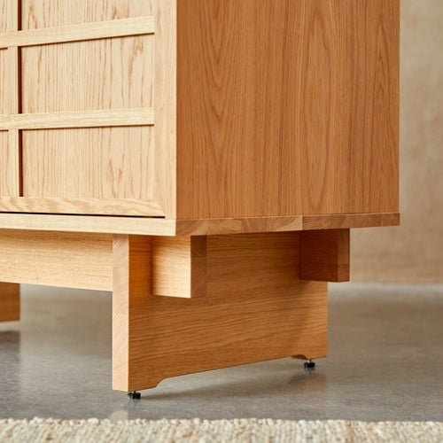 Tikamoon Eikenhouten badkamermeubel 170 cm - Naturel - vtwonen shop