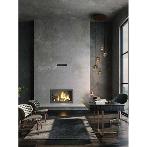 Nova Luce LICIO Hanglamp met clusterfunctie, goudkleurig, Triac dimbaar, LED 16W 832lm 3000K