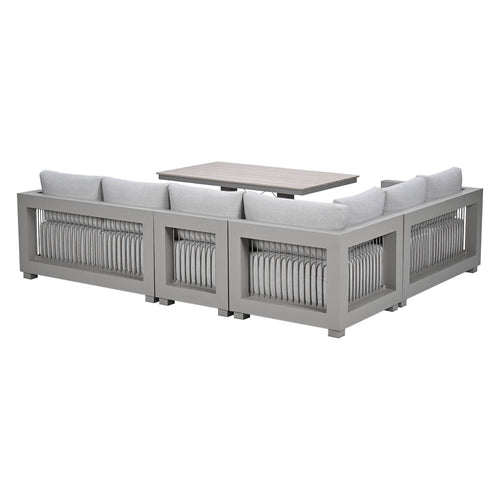 Garden Impressions Loungeset Berthill 5-delig - taupe